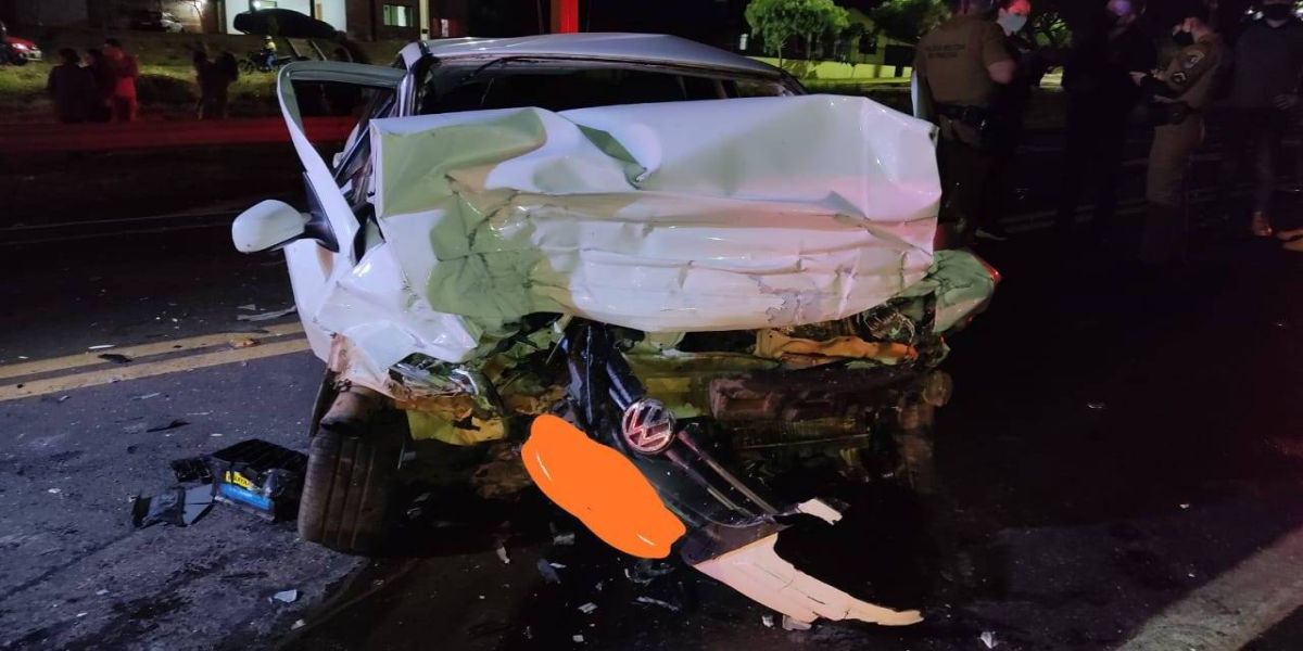 Mulher de 39 anos morre após grave acidente na BR-277 em Laranjeiras do Sul