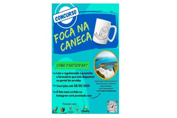 Foca na Caneca: concurso de conscientização ambiental é realizado entre os servidores da Prefeitura