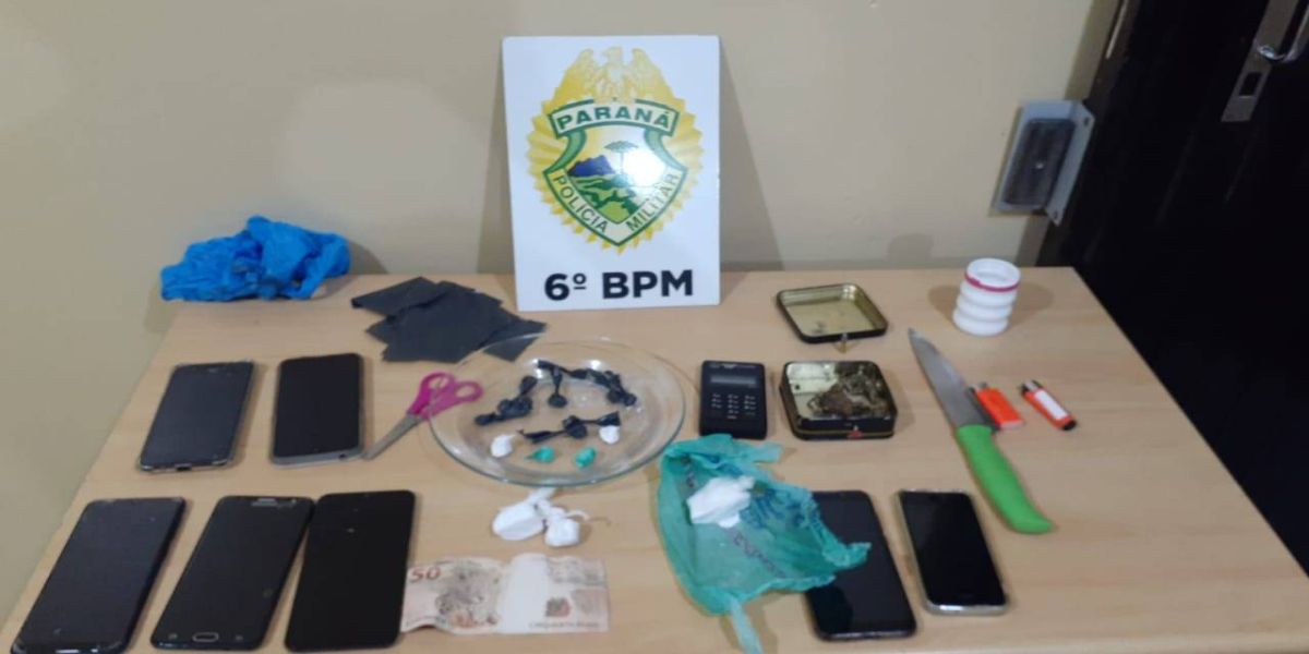 Mulheres são detidas pela Polícia Militar por tráfico de drogas no Jardim Veneza