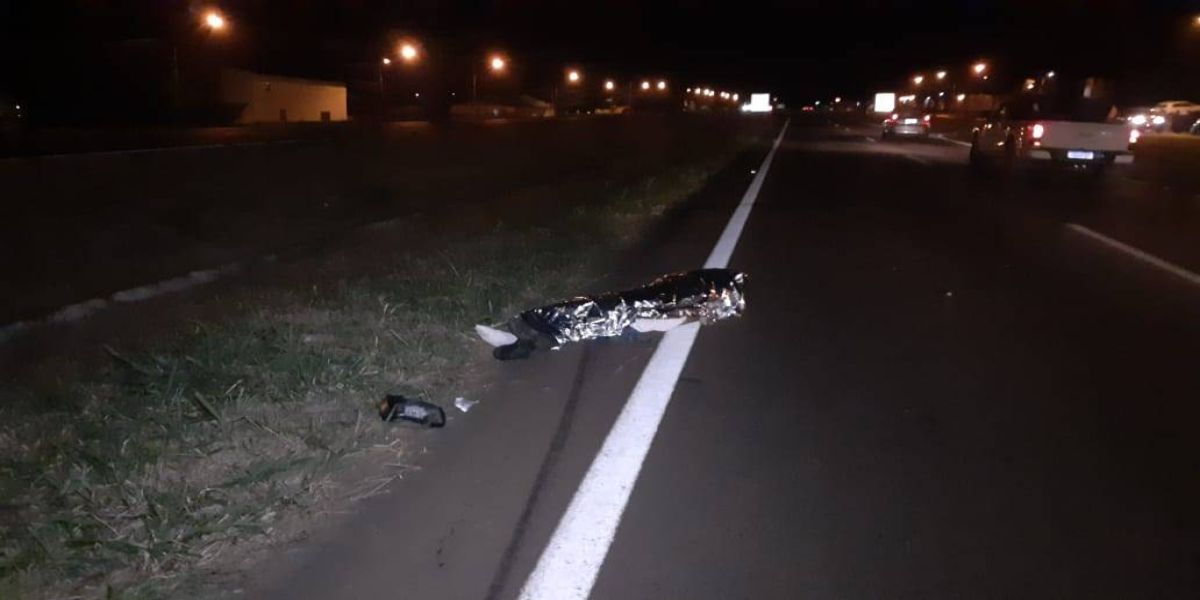 Homem de 47 morre após ser atropelado na faixa de pedestre da BR-467, em Sede Alvorada