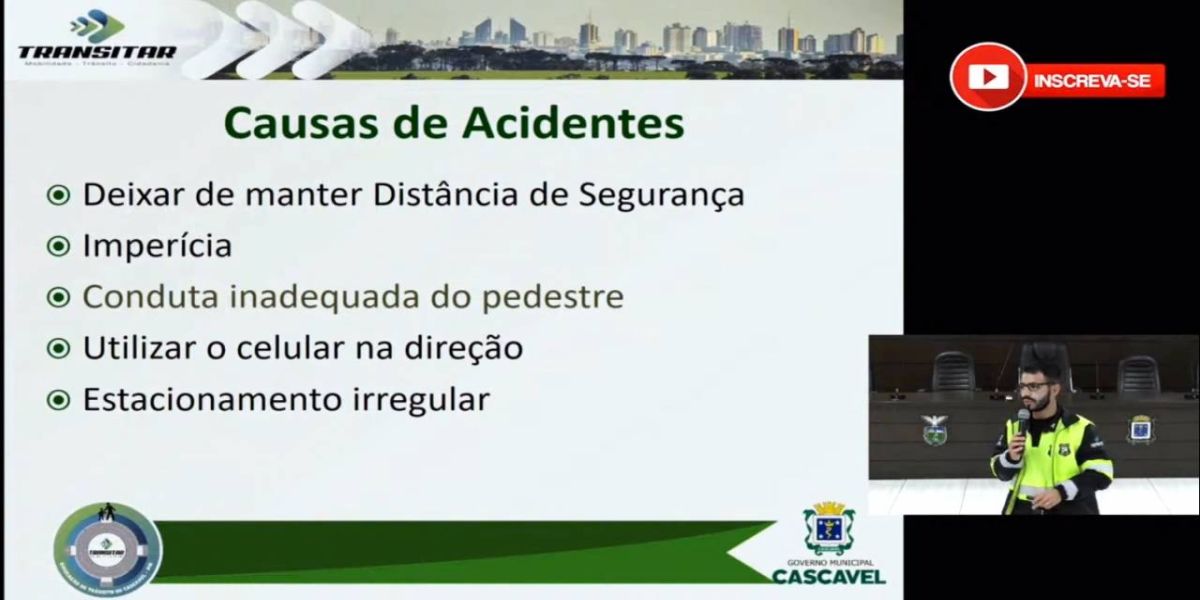 Transitar dá curso online na Câmara sobre nova legislação brasileira de trânsito