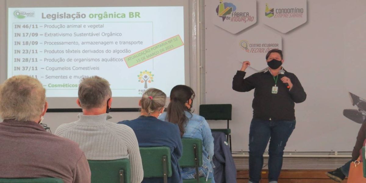 Formação continuada para produtores orgânicos é realizada na Agrotec