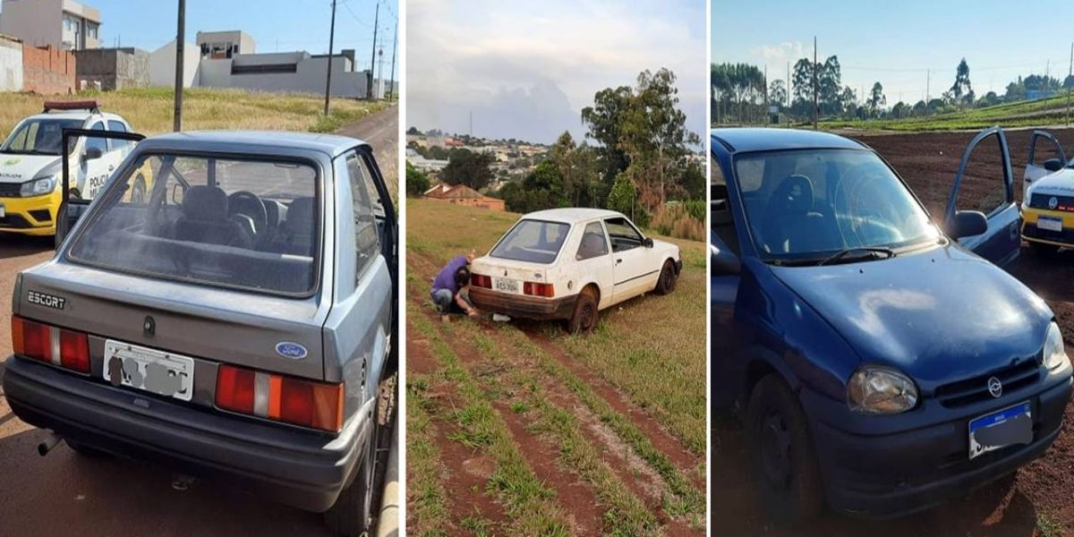 UPS Norte da Policia Militar recupera três veículos furtados em menos de 24 horas em Cascavel