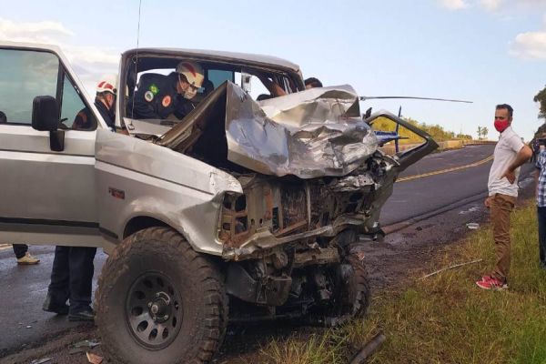 Aeromédico do Consamu é mobilizado para grave acidente de trânsito na BR-163