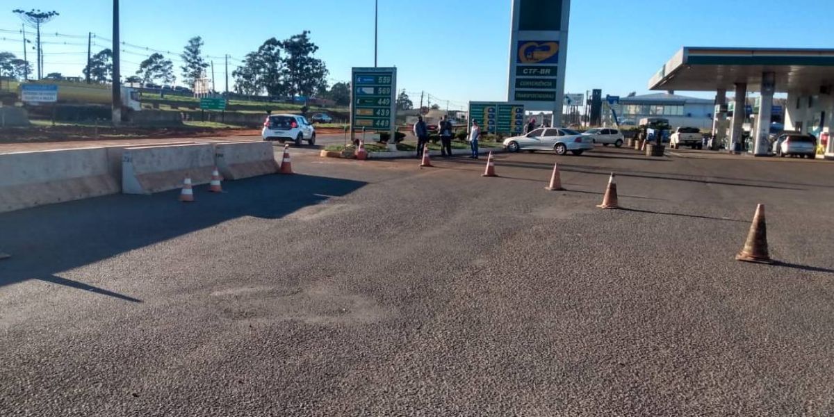 Ecocataratas realiza obra em via marginal da BR-277, em Cascavel