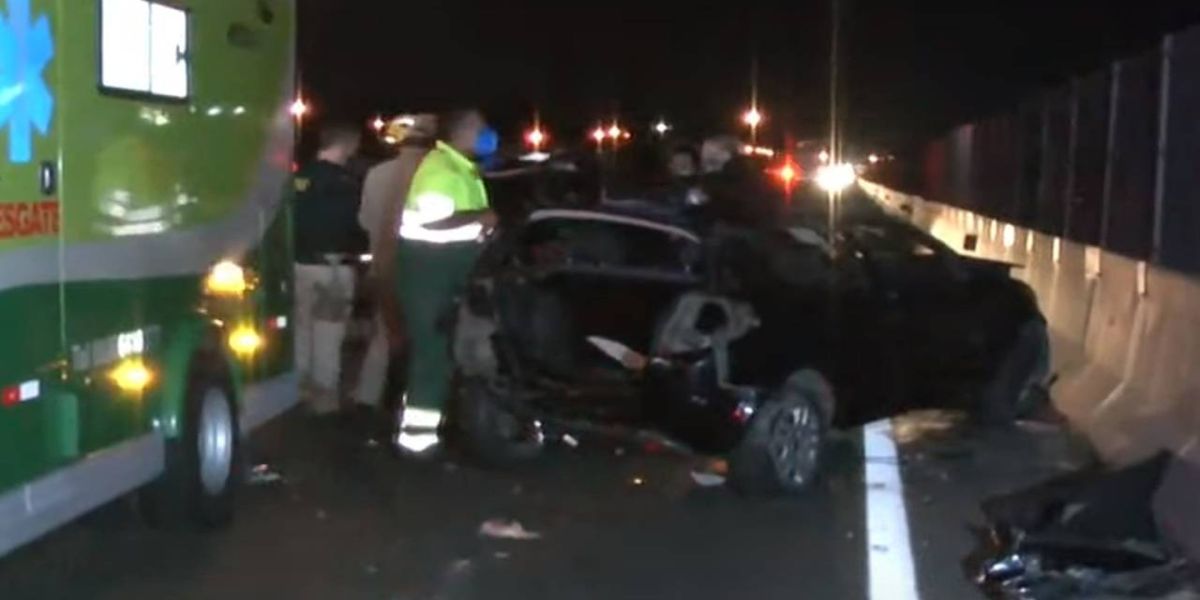 Criança fica gravemente ferida, e motorista foge após acidente na BR-277