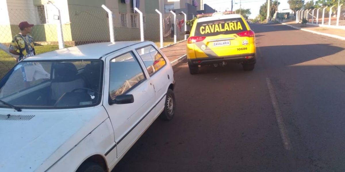 Policial Militar recupera Uno furtado no Bairro Interlagos