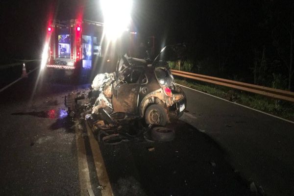 Homem morre em gravíssimo acidente de trânsito na BR-277 em Virmond