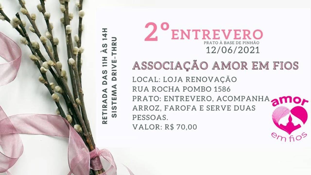Neste dia dos namorados tem entrevero solidário em prol do Projeto Amor em Fios