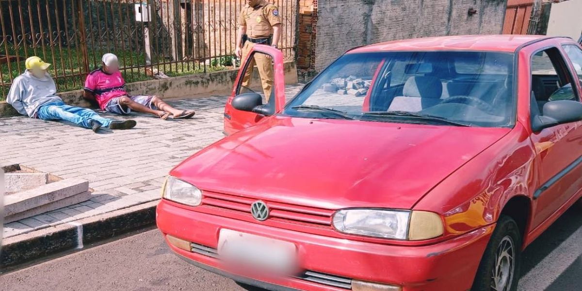 UPS Norte detém jovem, apreende adolescente e recupera Gol furtado no Bairro Brasmadeira