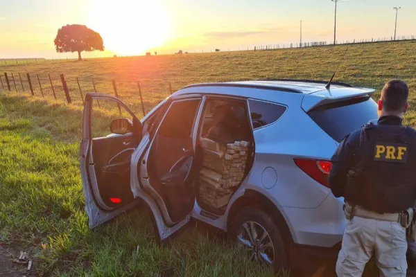 Foto relacionada a notícia: PRF apreende mais de 1,3 tonelada de maconha no Paraná