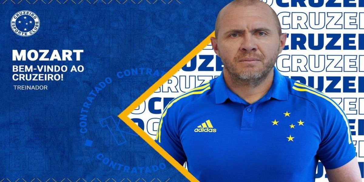 Após queda na Copa do Brasil, Cruzeiro anuncia Mozart como técnico