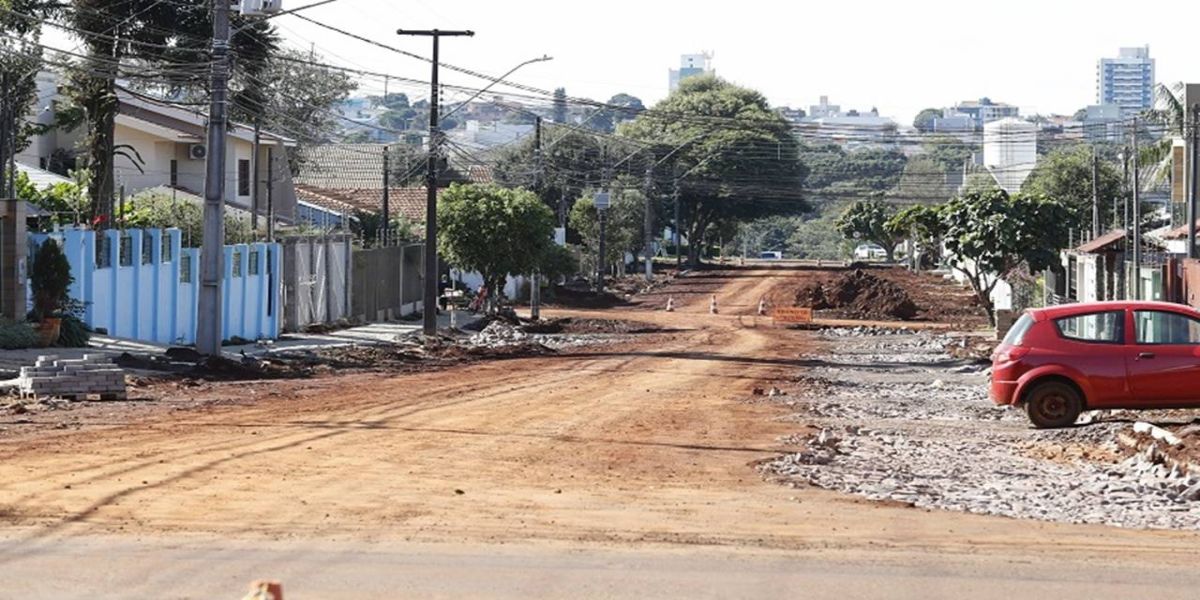 Obras melhoram vias públicas na região do Bairro Neva