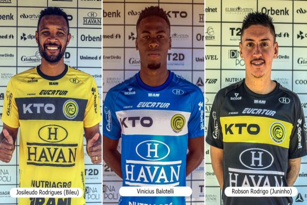 Com foco na Série C do Campeonato Brasileiro, FC Cascavel anuncia a contratação de mais três atletas