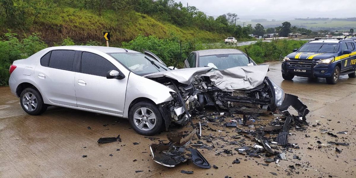 Acidente é registrado em pista não liberada da BR-163
