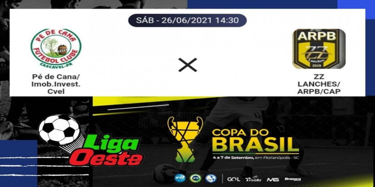 Pé de Cana enfrenta ZZ Lanches na abertura da Seletiva para a Copa do Brasil de Futebol 7