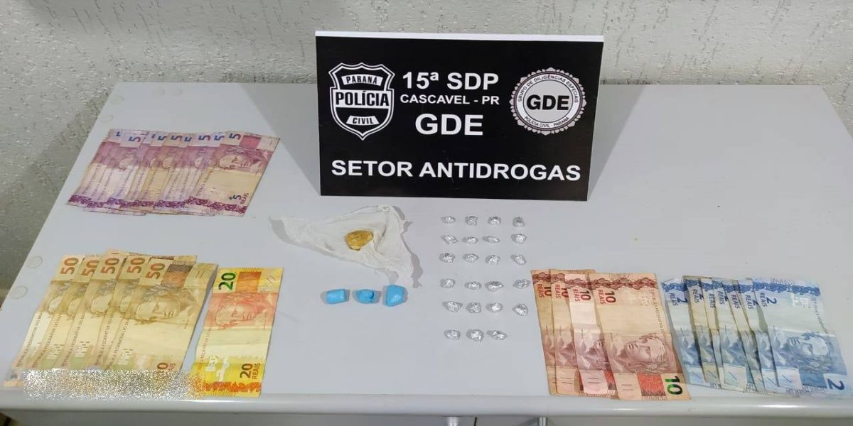 GDE Cascavel apreende dois adolescentes por ato infracional análogo a tráfico no Bairro Interlagos