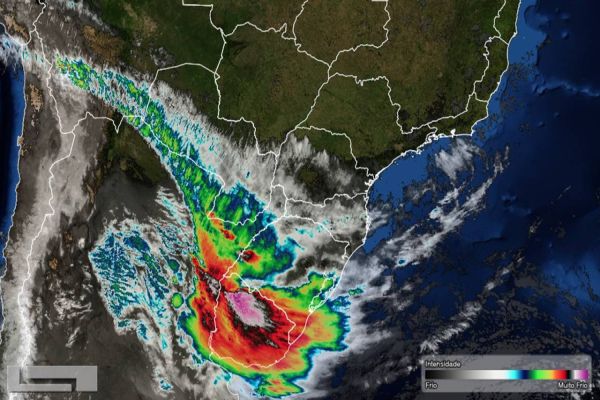 Ciclone extratropical ameaça o Paraná e inclusive cidades do Oeste