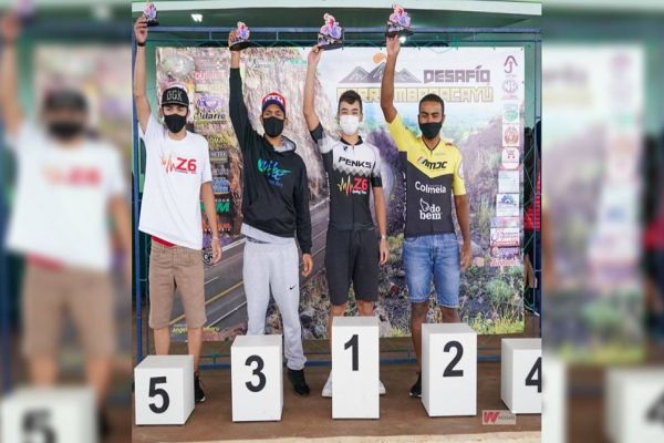 Ciclista JP Nogata conquista 1º lugar em competição no Paraguai