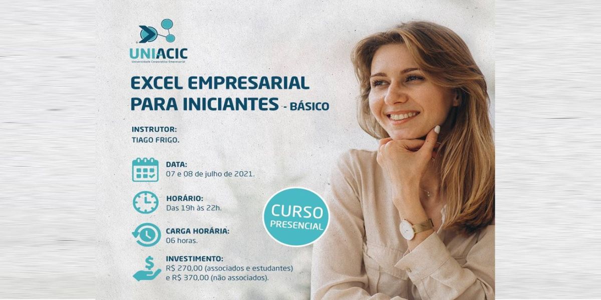 Acic oferece sete opções ao seu aprimoramento no mês de julho