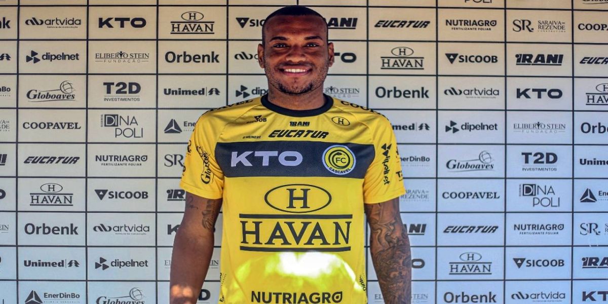 Reforçando o setor ofensivo, FC Cascavel anuncia centroavante Eduardão para sequência da Série D