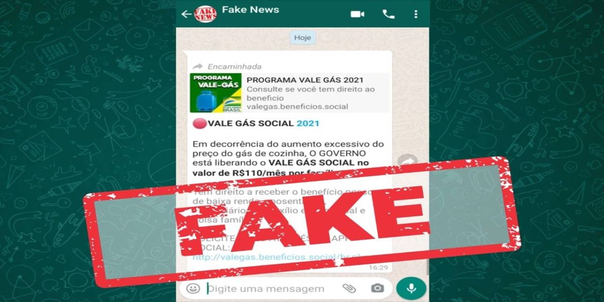Atenção: Vale Gás de R$ 110 em Cascavel é Fake News