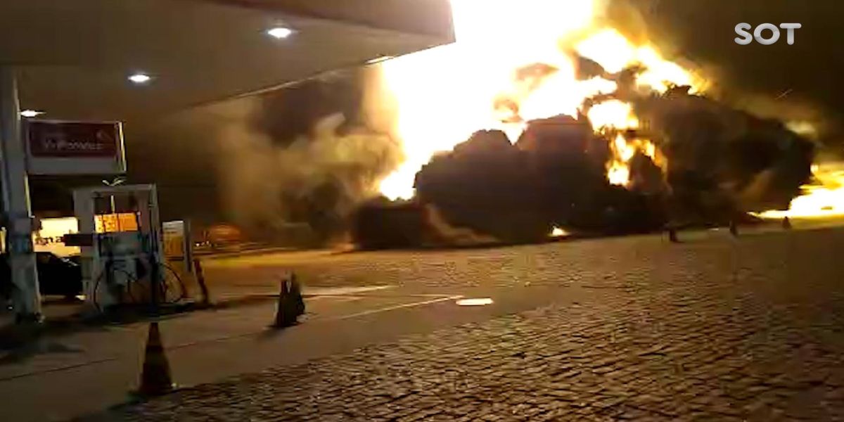Explosão de caminhão em posto de combustíveis deixa um morto em SP; Vídeo