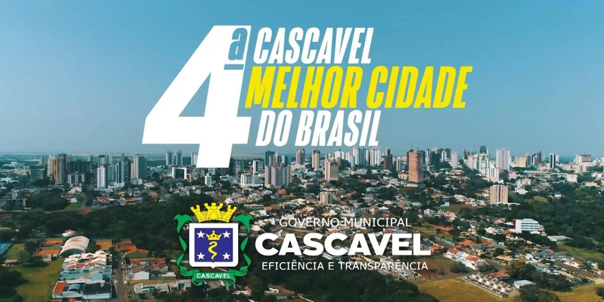 Mais de 400 obras transformaram Cascavel na 4ª melhor cidade do Brasil em planejamento e urbanismo