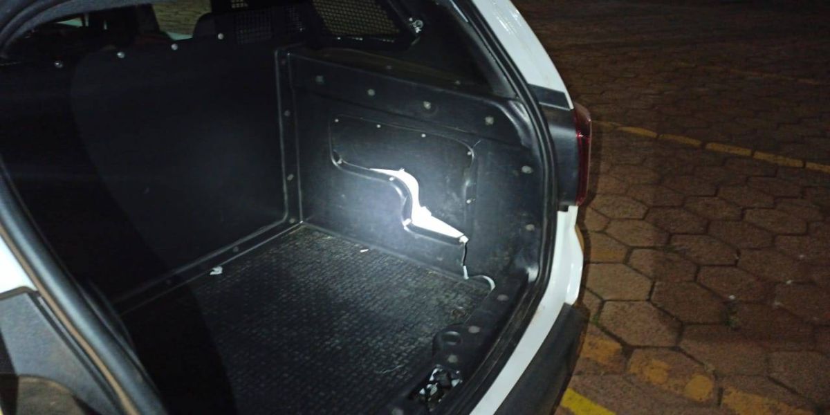 Homem é detido por embriaguez ao volante e danificar viatura policial em Cascavel