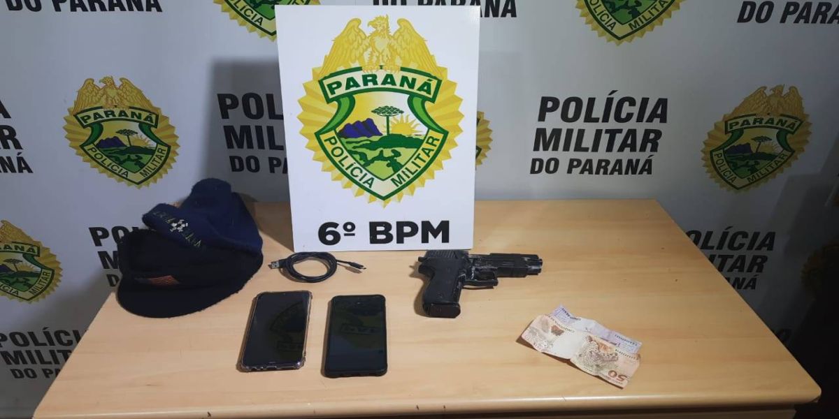 Três indivíduos invadem residência na Rua Carlos de Carvalho e roubam televisão e celulares