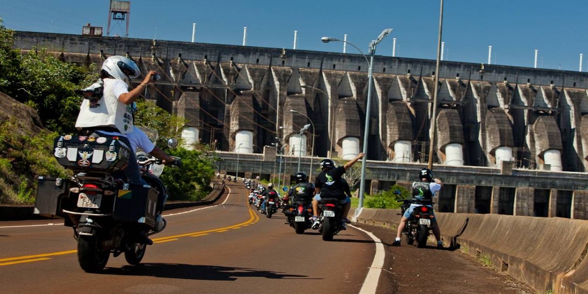 Encontro deve reunir 100 motocicletas na usina de Itaipu no dia 18 de julho
