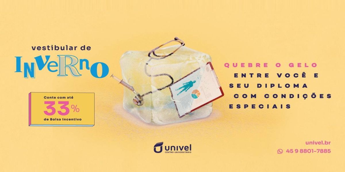 Univel abre inscrições para o Vestibular de Inverno 2021