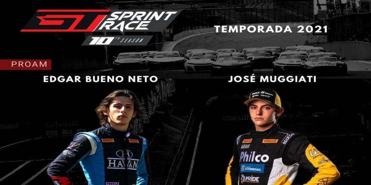 Os paranaenses Edgar Bueno Neto e José Muggiati farão estreia na GT Sprint Race