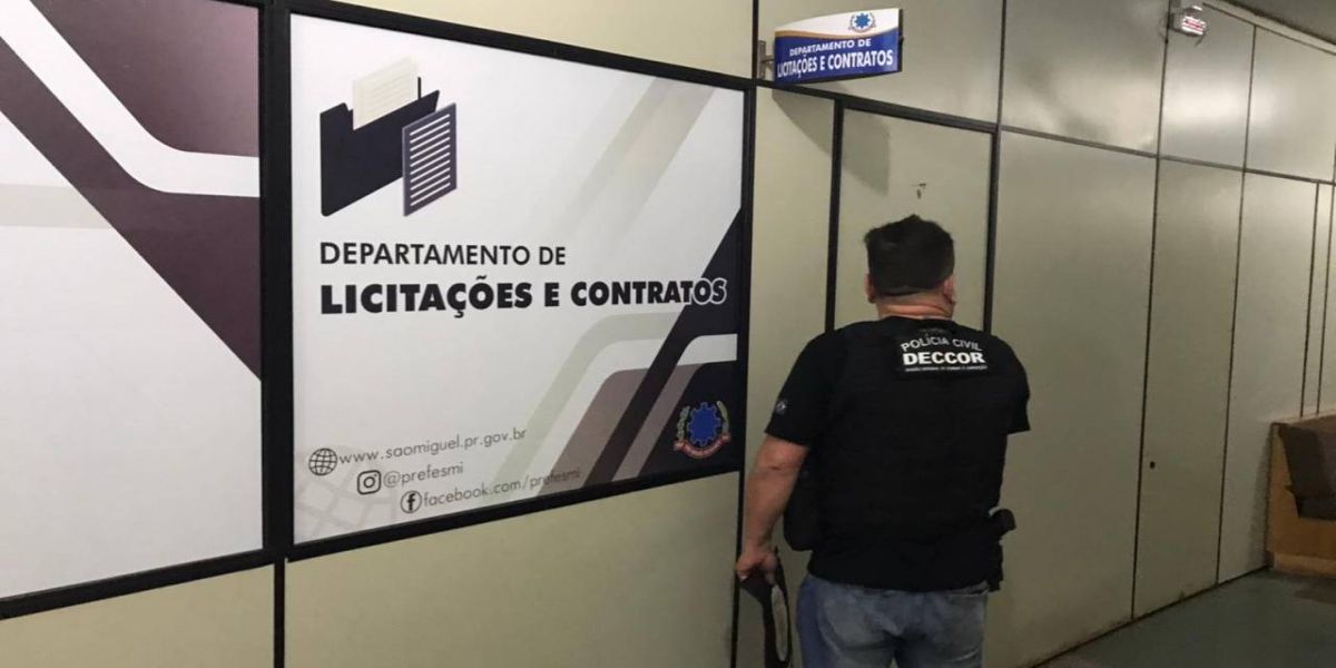 Polícia Civil mira organização criminosa envolvida em fraudes de processos licitatórios