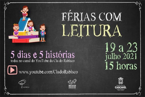 Biblioteca Pública Municipal lança o projeto Férias Com Leitura 2021