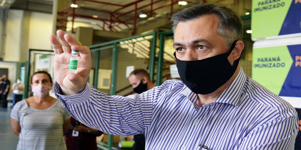 Com o avanço da vacinação, Paraná começa a criar escudo coletivo contra a Covid-19, diz Beto Preto