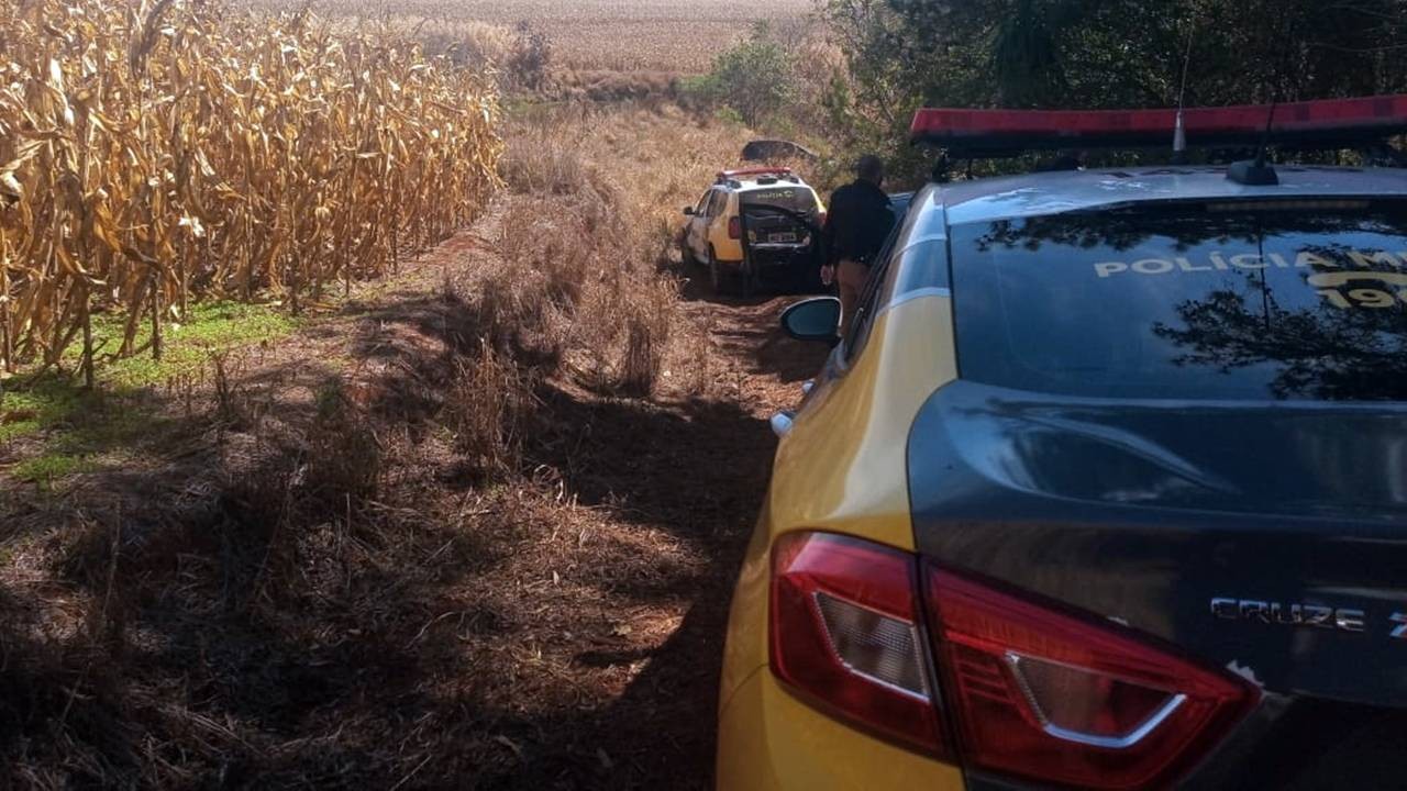 Policia Militar é acionada após assalto no Bairro Santos Dumont e mercadorias são recuperadas