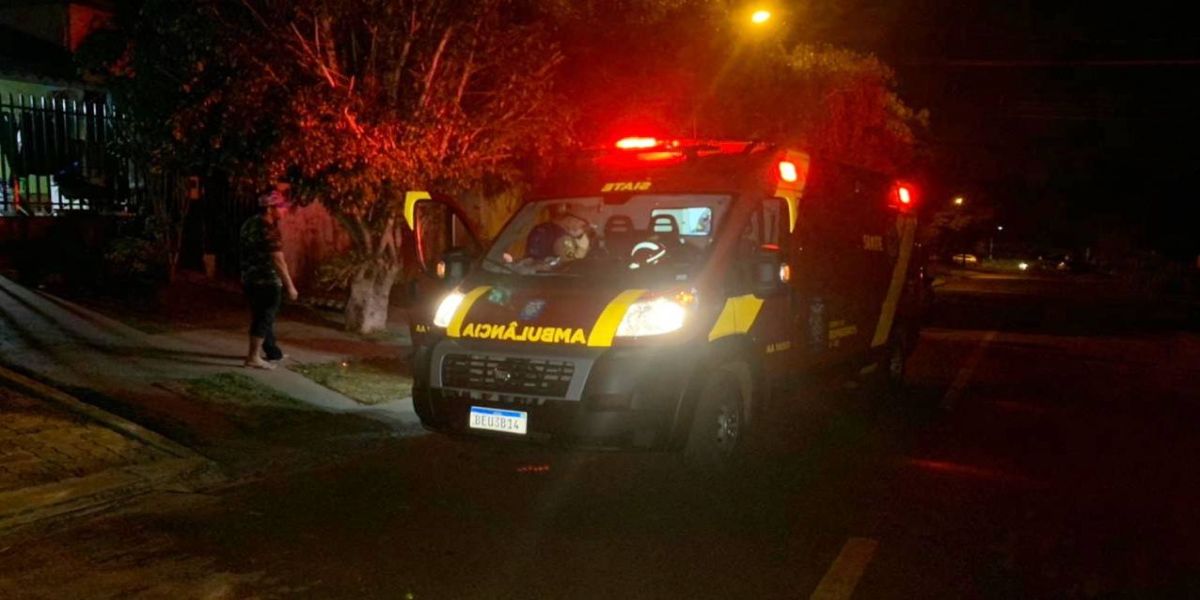 Motociclista fica ferido após sofrer queda de moto no Bairro Brasília