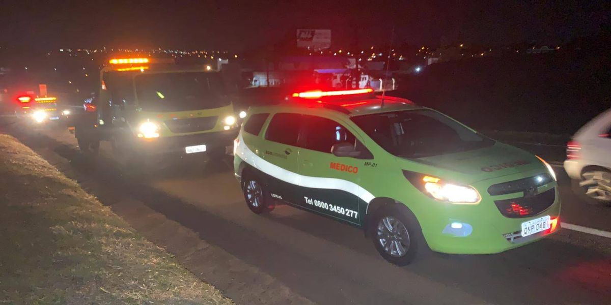 Engavetamento é registrado na rodovia BR-277, em Cascavel
