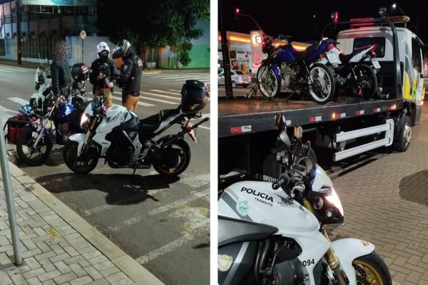 Polícia Militar apreende motocicletas com irregularidades; sendo um entregador de apenas 16 anos
