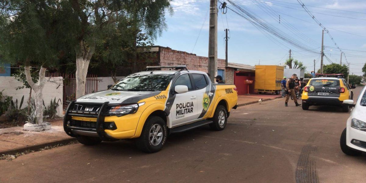 Polícia Militar realiza buscas pelo autor da tentativa de Homicídio no Loteamento Gralha Azul