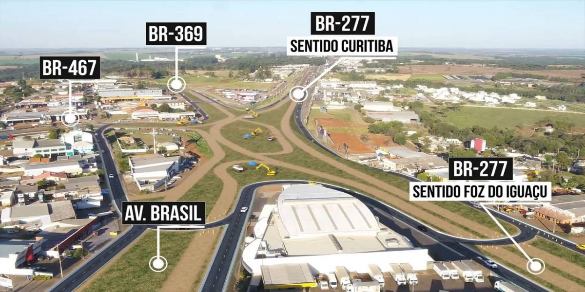 Atenção: Desvios do Trevo Cataratas entram em operação a partir de 1º de agosto