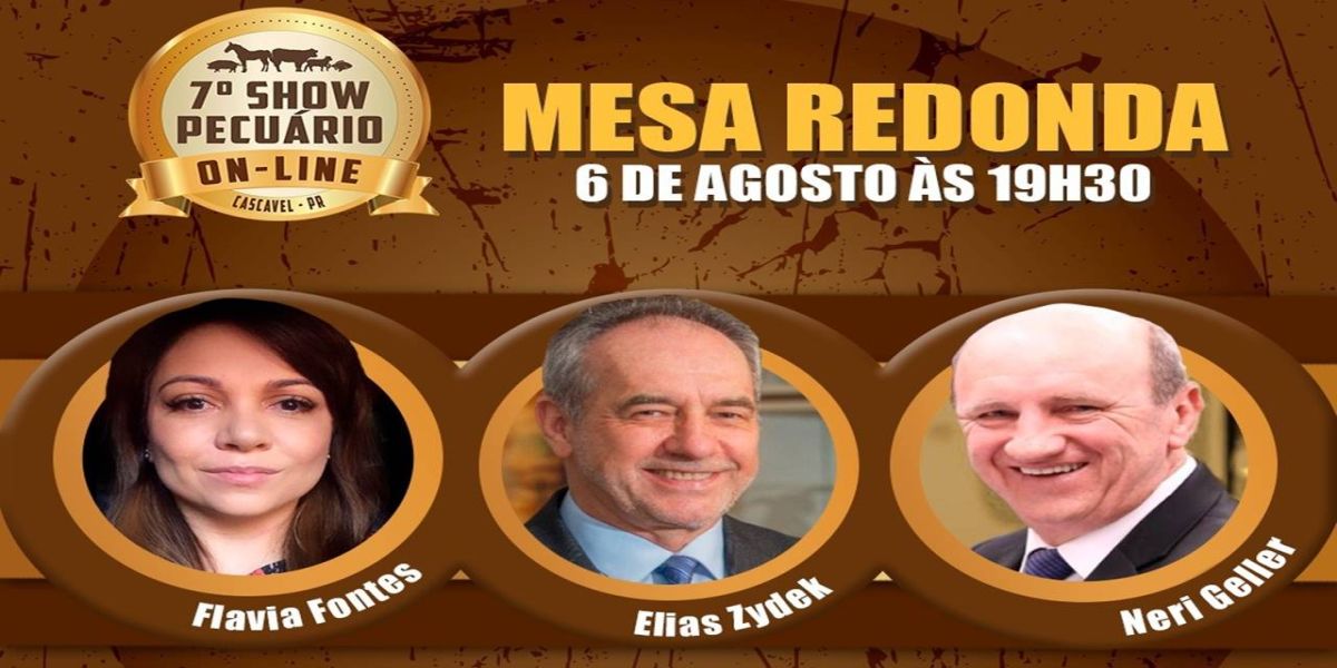 Show Pecuário 2021: Mesa redonda debaterá novos alimentos