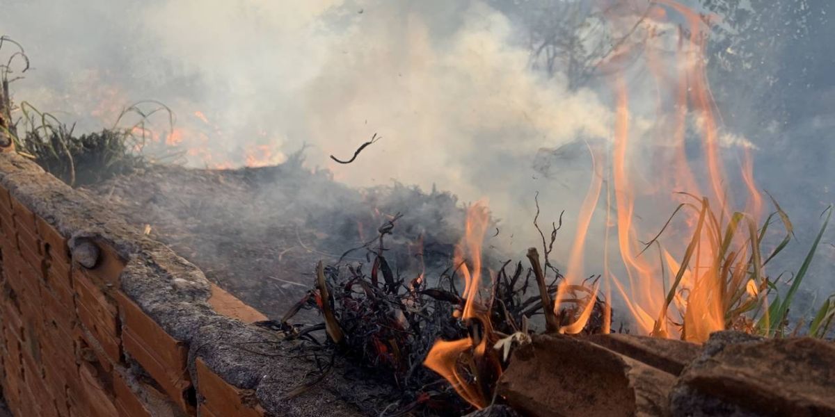 Atear fogo em lixo em terrenos baldios responde por mais de 30% dos incêndios no Paraná