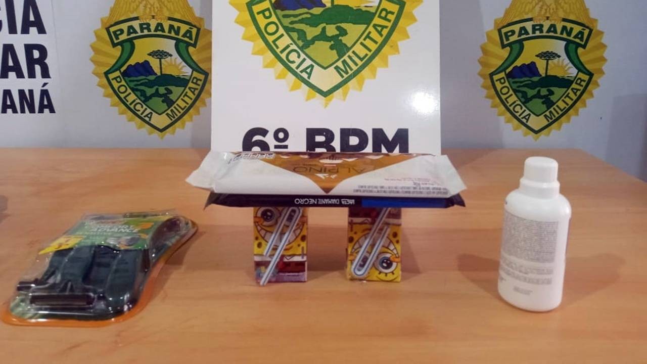 Menor é apreendida pela Polícia Militar furtando em supermercado no Bairro Presidente