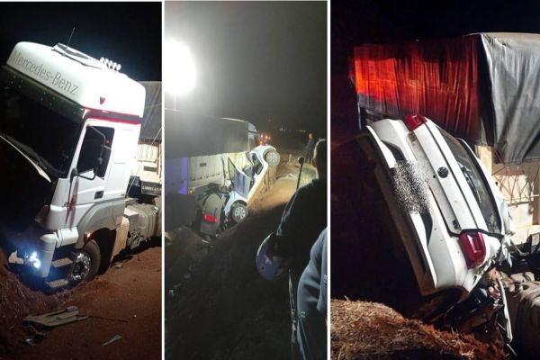 Grave acidente deixa cinco mortos na PR-317 entre Toledo e Assis Chateaubriand