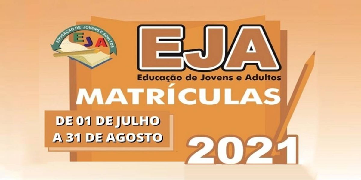 EJA está com matrículas abertas neste 2º semestre na Rede Municipal