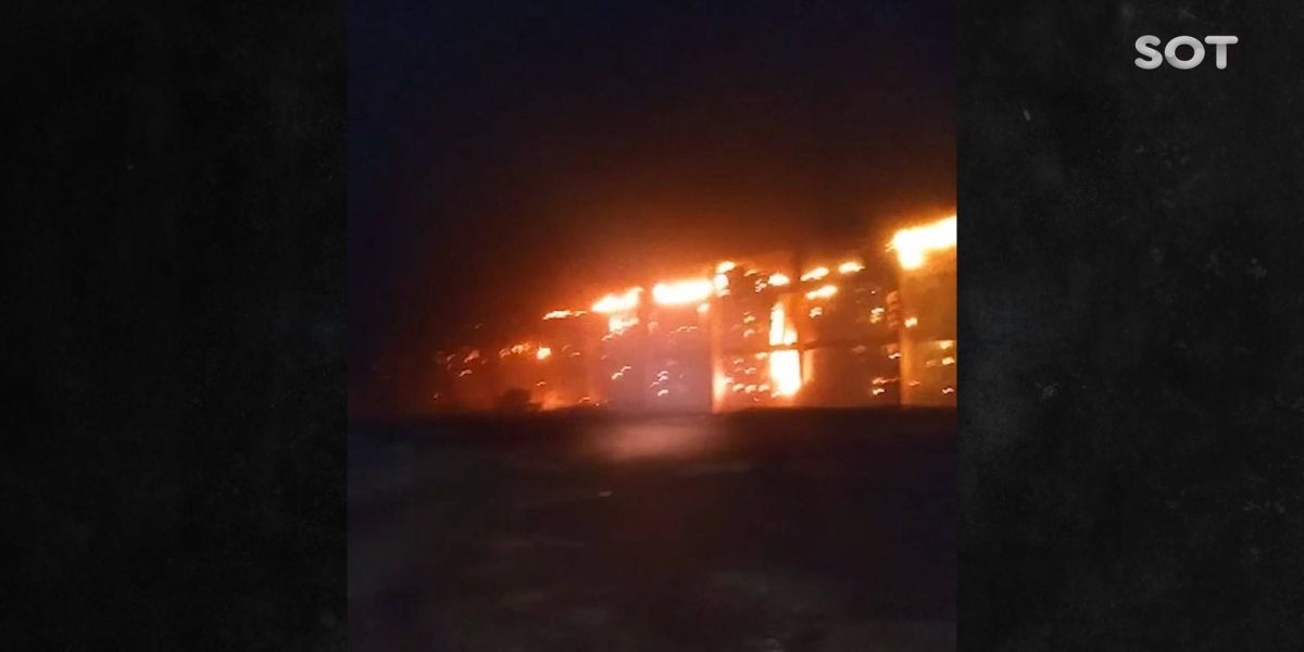 Obra da Frimesa é atingida por incêndio em Assis Chateaubriand