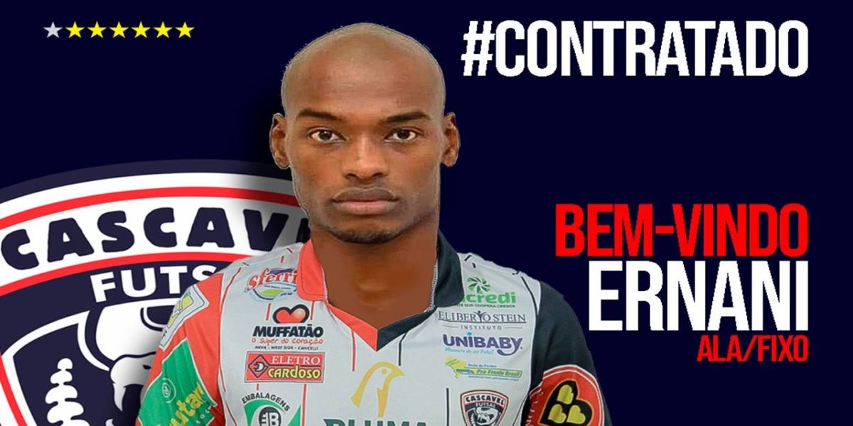 Cascavel Futsal anuncia Ernani como novo reforço para a continuação da temporada