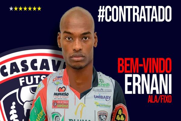 Cascavel Futsal anuncia Ernani como novo reforço para a continuação da temporada